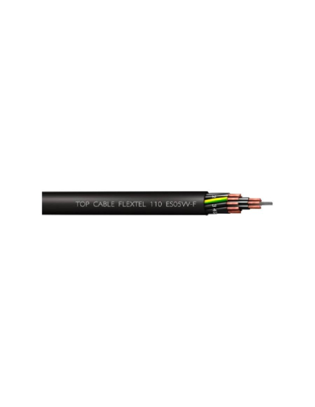 Tubo flessibile multifilo 24x1mm PVC nero | Adajusa