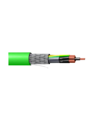 Tubo flessibile schermato senza alogeni 7x1,5 mm (7G1,5) : - Tubo flessibile schermato senza alogeni 7x1,5 mm (7G1,5) Adajusa