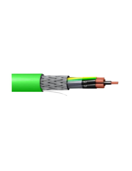 Tubo flessibile schermato senza alogeni 7x1,5 mm (7G1,5) : - Tubo flessibile schermato senza alogeni 7x1,5 mm (7G1,5) Adajusa