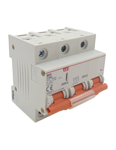 MCB circuit breaker 3 poles 80A 10kA (3x80A) -  LS