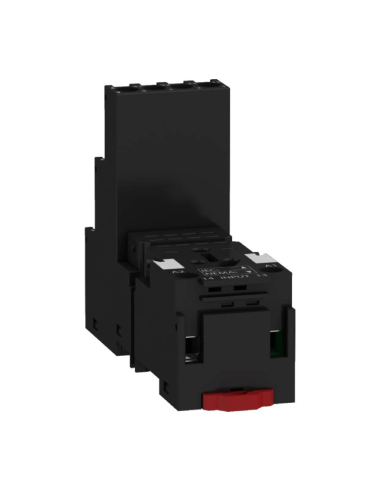 Base for 4-contact relay SERIE RXM - SCHNEIDER