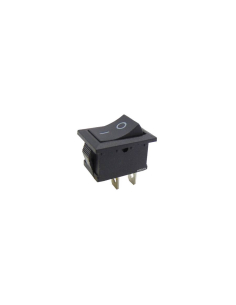 Interruttore nero 16A-250V 19,2x13mm Serie Tes| Adajusa