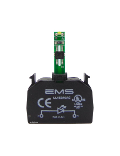Blocco portalampada con LED integrato 240Vac - EMS | Adajusa 2