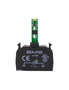 Lampholder block with integrated Led 24Vac/dc - EMS | Adajusa 2