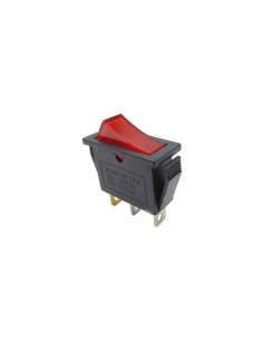 Interruttore rosso luminoso 16A-250V 28x11mm Serie Tes | Adajusa
