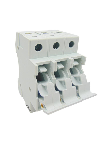 Portafusibili base 3 poli 8x32 20A per montaggio su guida DIN prezzo | ADAJUSA | prezzo