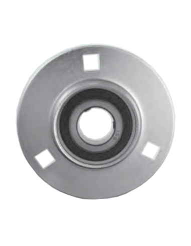 BPF stamped sheet metal round support with bearing SA203 | Adajusa