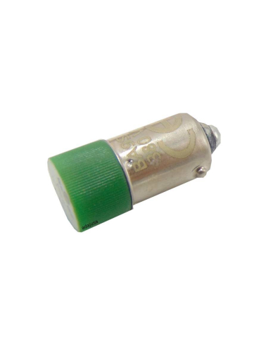 Lampadina LED verde Ba9s 230 Vac