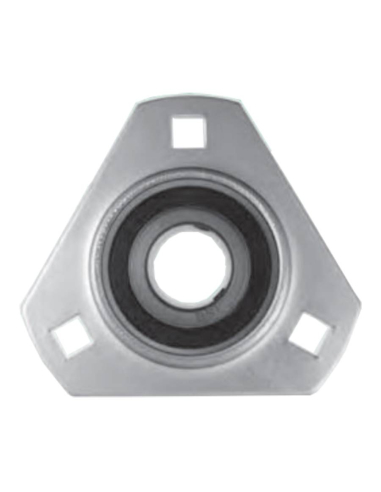 Triangular support in stamped sheet metal BPFT with bearing SA202 | Adajusa