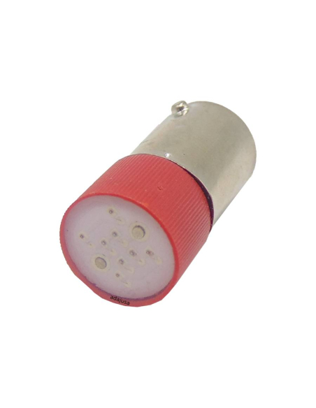 Lampadina LED 24Vac/cc con attacco Ba9s rosso | ADAJUSA | prezzo