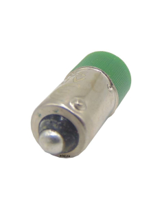 Green led bulb Ba9s 24 Vac dc adajusa 2