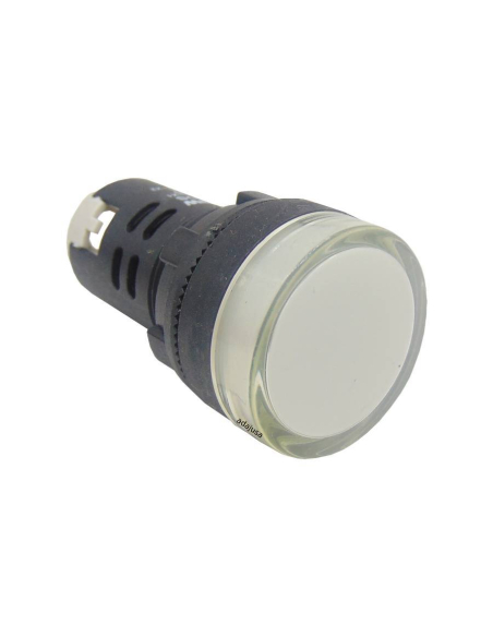 Pilota multiled bianco 230 Vac 22mm
