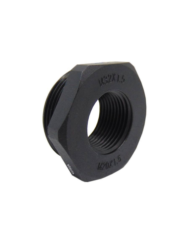 Riduzione M20-M12 poliammide nero : - M20-M12 poliammide nero : - M20-M12 poliammide nero Adajusa