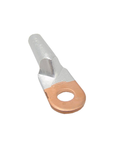 Terminale a tubo bimetallico rame-alluminio 50 mm2