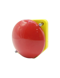 Bottone frontale fungo diametro 90 rosso - Giovenzana