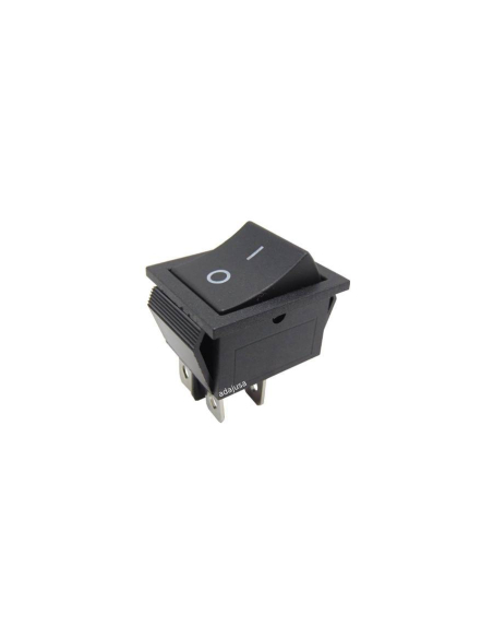 Interruttore nero 16A-250V 2 circuiti| Adajusa