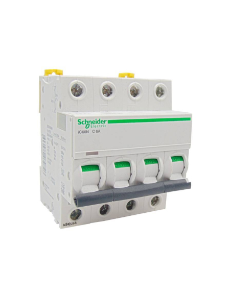 MCB circuit breaker 4 poles 16A (4x16A) IC60N C 6kA - Schneider