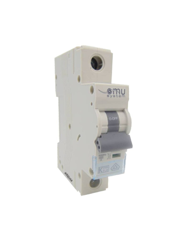 MCB circuit breaker 1 pole OMU adajusa OMB06110C