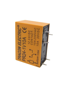 Miniature relay 1 contact 24Vdc 10A PR24-1V10A | ADAJUSA : price 2