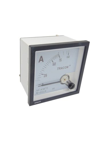 Amperometro a misura diretta 0-75 A 72x72