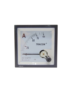 Ammeter direct measure 75 A 72x72mm moving coil instrument | ADAJUSA | price 2