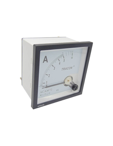 Amperometro a misura diretta 0-5 A 72x72