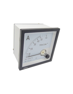 Amperometro a misura diretta 50 A 72x72mm a bobina mobile : ADAJUSA : prezzo