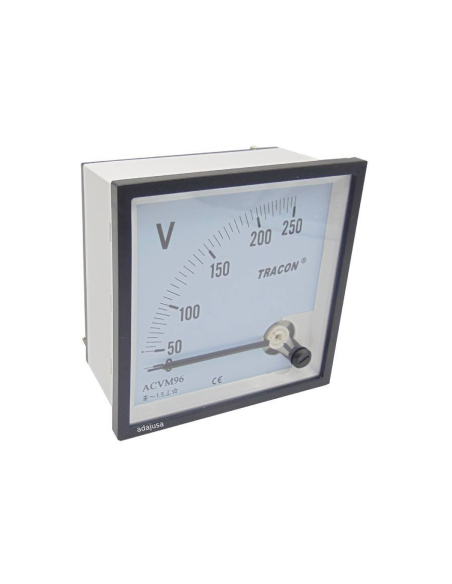 Voltmeter 96x96mm moving coil instrument : ADAJUSA : price