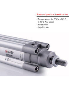 Cilindro pneumatico diametro 40mm corsa 700 standard LH-040-0700 Aignep | ADAJUSA | prezzo 2