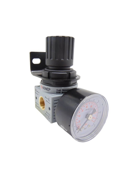 Regulator pneumatic pressure 1/4 0-8 bar Aignep : ADAJUSA : price