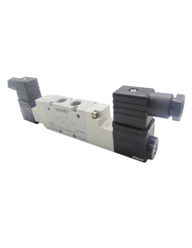 Solenoid valve 1/8 5/2 bistable 24Vdc 3W - Aignep