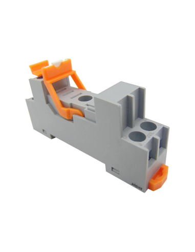 Base with clamp for miniature relay 1 contact