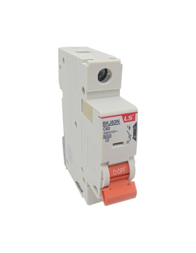 MCB circuit breaker 1 pole 63A (1x63A) -  LS
