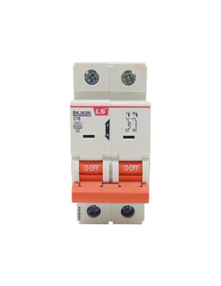 MCB circuit breaker 32A porlo + neutral LG LS | ADAJUSA