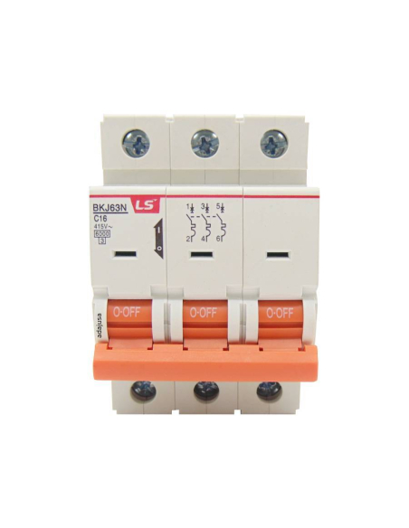 Interruttore magnetotermico 3 poli 4A curva C BKN 3P LS | ADAJUSA | prezzo