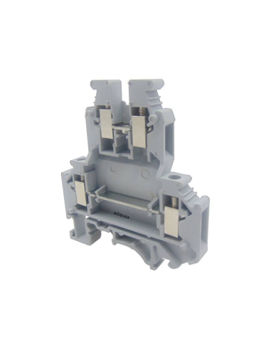 Terminal double-decker 4 mm gray TSKA Series