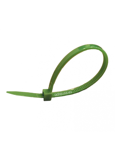 Fascette 140x3,6 verde - sacchetto da 100 pezzi