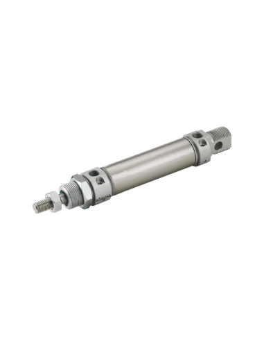 Pneumatic cylinder 16x125 double-acting cushioned MH0160125 - Aignep