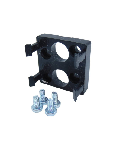 Selettore a camma lunga nero a 3 posizioni e valvola a puntone: raccordi laterali 3/2 NC Ø 4 mm - Aignep - ADAJUSA