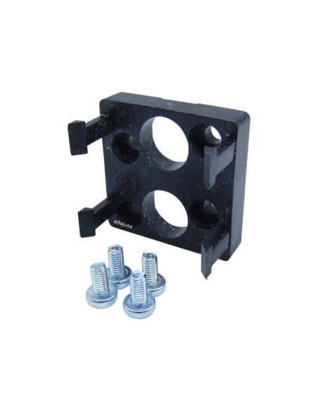Selettore a camma lunga nero a 3 posizioni e valvola a puntone: raccordi laterali 3/2 NC Ø 4 mm - Aignep - ADAJUSA