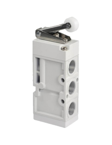 Limit Switch pneumatic 3/8 5/2 lever roller S. 300 - Mindman
