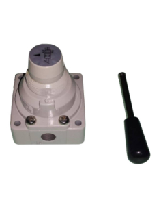 Pneumatic valve 1/4 4-way 2-position lever MVHC-202-4H-8A |ADAJUSA 2