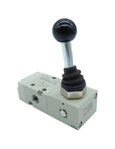 Valve manual lever 1/8 3/2 return spring lever 90 degrees - Metal Work