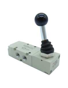 Pneumatic valve 1/4 5 ways 2 positions lever 90º bistable Metal Work | Price adajusa