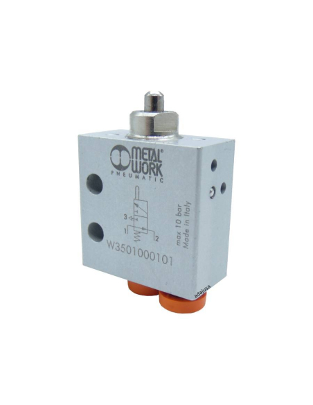 Valvola selettore pneumatico: 3/2 (NA) posteriore - ADAJUSA