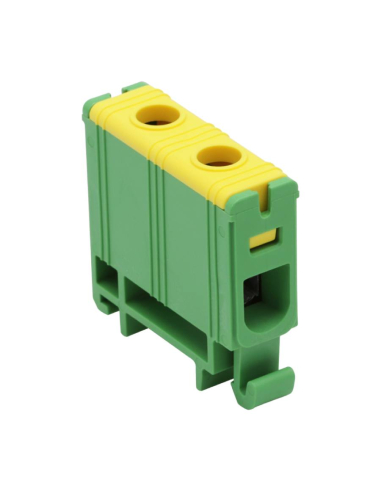 Branch terminal 1 pole 2x1.5-16mm2 Green/Yellow