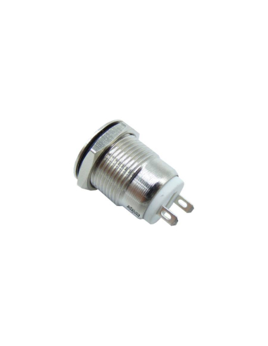 Vandal-resistant pushbutton 1 NA, nickel-plated brass - 12mm | ADAJUSA | price