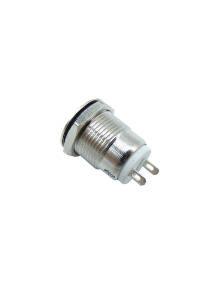Pulsante antivandalico 1 NA, ottone nichelato - 12mm | ADAJUSA | prezzo