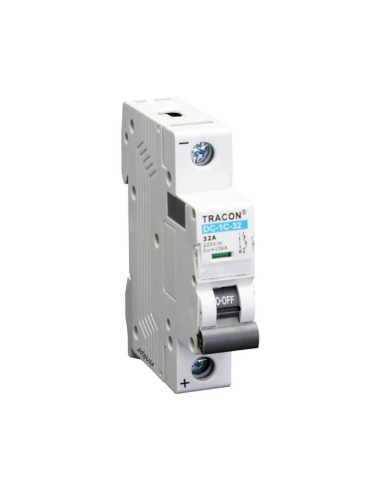 DC Magnetothermic 1 pole 6A 500Vdc - Tracon
