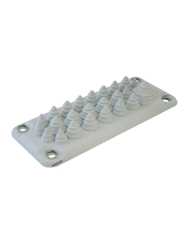 Cable gland plate with 25 entries 222x92mm for TFE Series electrical cabinets